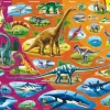 Larsen Puzzle Cadre - Dinosaures (en Anglais)*Enfant Cadre|Dinosaures