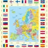 Larsen Puzzle Cadre - Europa (en Hollandais)*Enfant Cadre|Puzzles Pour Enfants