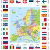 Larsen Puzzle Cadre - Europe (en Russe)*Enfant Cadre|Puzzles Pour Enfants