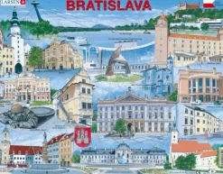 Larsen Puzzle Cadre - Souvenirs de Bratislava, Slovaquie (en Anglais)*Enfant Cadre|Autres Pays D'Europe
