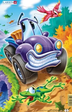 Larsen Puzzle Cadre - Voiture*Enfant Cadre|Voitures, Motos Et Camions