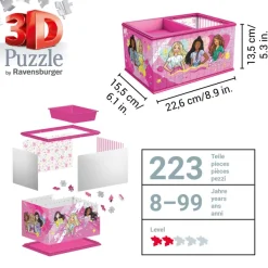 Ravensburger Puzzle 3D - Boite de Rangement - Barbie*Enfant 3D|À Partir De 9 Ans