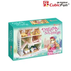 Cubic Fun Puzzle 3D - Maison de Poupées de rêve - Difficulté : 4/8*Enfant 3D|À Partir De 9 Ans