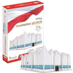 Cubic Fun Puzzle 3D - Philharmonie de Szczecin*Enfant Dès 6 Ans : 50 À 100 Pièces|À Partir De 6 Ans