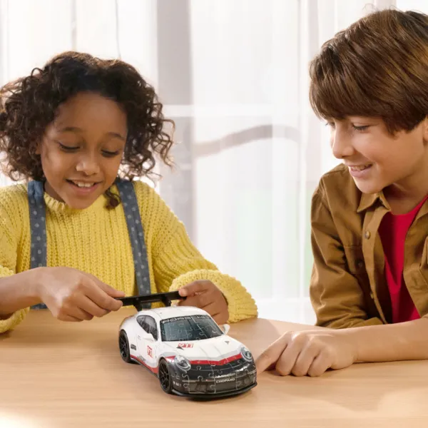 Ravensburger Puzzle 3D - Porsche 911 GT3 Cup (avec grille)*Enfant 3D|À Partir De 9 Ans