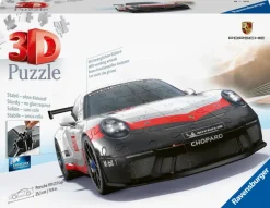 Ravensburger Puzzle 3D - Porsche 911 GT3 Cup (avec grille)*Enfant 3D|À Partir De 9 Ans