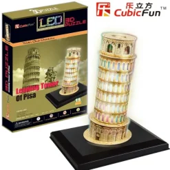 Cubic Fun Puzzle 3D avec LED - Tour de Pise* 3D|Monuments