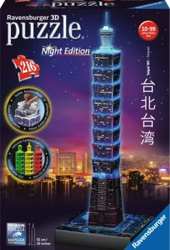 Ravensburger Puzzle 3D Night Edition - Taipei*Enfant 3D|À Partir De 9 Ans