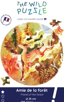 The Wild Puzzle Puzzle en Bois - Amie de la Forêt* Puzzles Adultes|Animaux De La Forêt