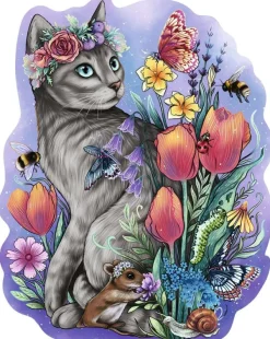 Ravensburger Puzzle en Bois - Chat Printanier*Enfant Puzzles Enfants|À Partir De 9 Ans