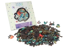 The Wild Puzzle Puzzle en Bois - Dans le Bocal* Puzzles Adultes|Animaux Marins