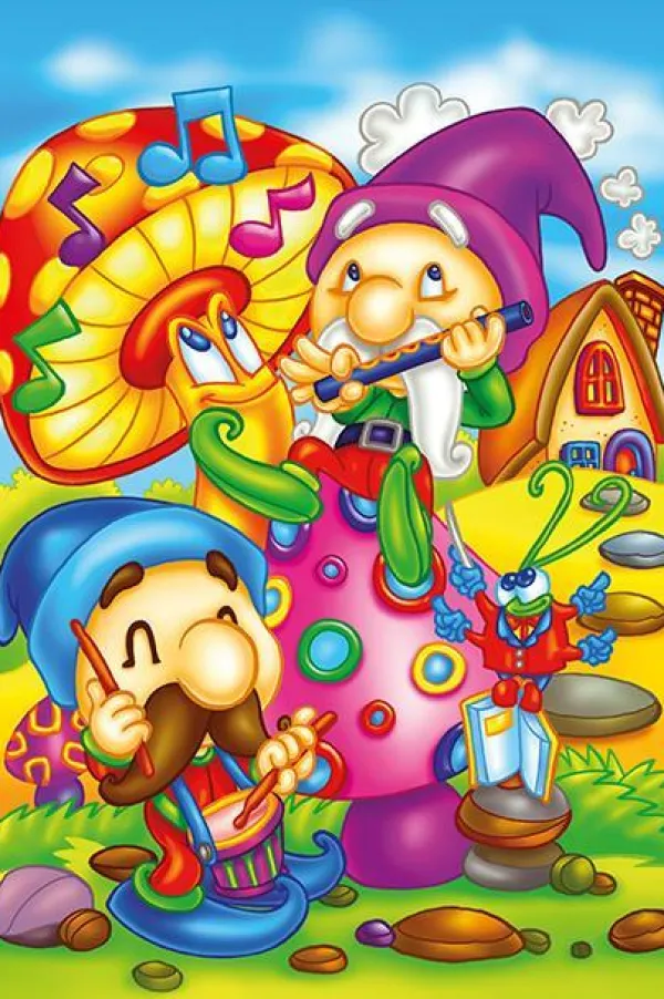 Art Puzzle Puzzle en Bois - Elfes Chantants*Femme Puzzles Enfants|Puzzles Pour Enfants