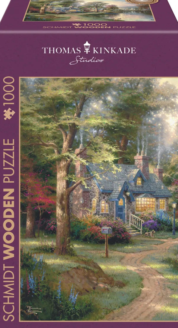 Schmidt Spiele Puzzle en bois - Le Village au Bord du Lac* Puzzles Adultes|Animaux De La Forêt