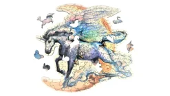 The Wild Puzzle Puzzle en Bois - Les Ailes de Licorne* Animaux Fantastiques|Puzzles Adultes