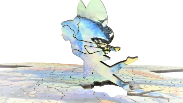 The Wild Puzzle Puzzle en Bois - Les Ailes de Licorne* Animaux Fantastiques|Puzzles Adultes