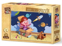 Art Puzzle Puzzle en Bois - Mini Astronaute*Femme/Enfant Puzzles Enfants|Chiens