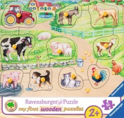 Ravensburger Puzzle en bois - My First Wooden Puzzles*Enfant Puzzles Enfants|À Partir De 2 Ans