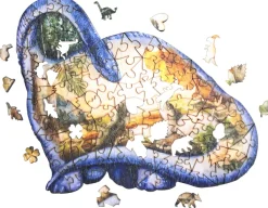 The Wild Puzzle Puzzle en Bois - Nouveaux-Nés* Puzzles Adultes|Dinosaures