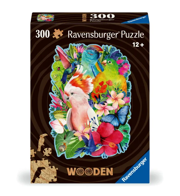 Ravensburger Puzzle en Bois - Oiseaux*Enfant Forme|Puzzles Enfants