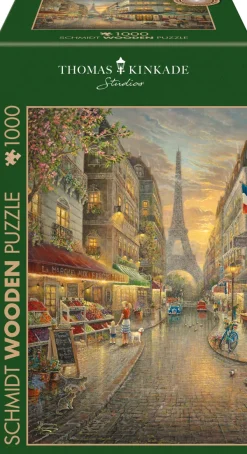 Schmidt Spiele Puzzle en bois - Paris Pittoresque* Puzzles Adultes|Monuments