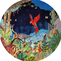 Puzzle Michèle Wilson Puzzle en Bois Découpé à la Main - Alain Thomas - Ara Nocturne Et Ses Petits* Puzzles Adultes|Oiseaux