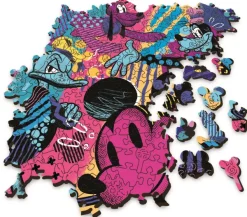 Trefl Wood Craft Puzzle en Bois Premium Line - L'Emblématique Mickey Mouse - Disney Mickey Mouse Et Ses Amis*Enfant Puzzles Adultes|Puzzles Pour Enfants