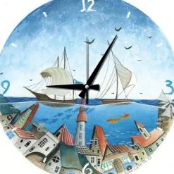 Art Puzzle Puzzle Horloge - Ville Acquatique* Bateaux|De 500 À 999 Pièces