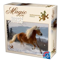 DToys Puzzle Spécial / Difficile : Cheval Haflinger n°2* Pièces Difficiles|Chevaux