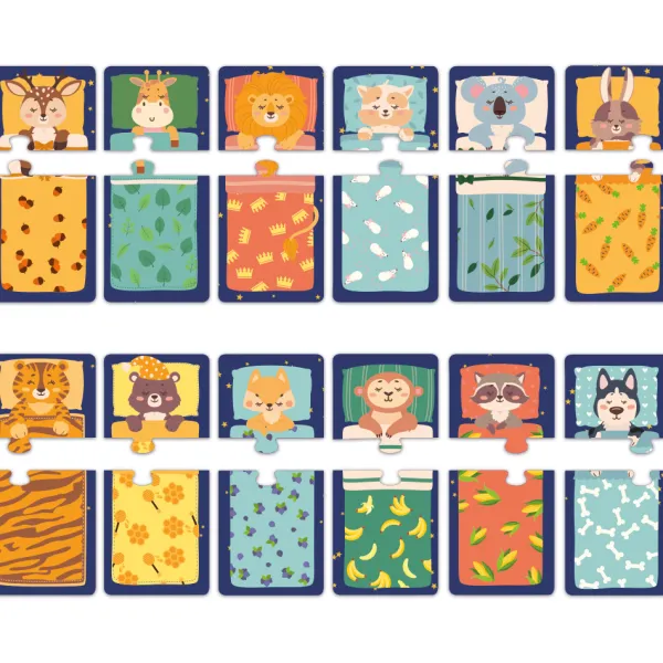 Bluebird Puzzle Puzzles duo - Bonne nuit*Enfant À Partir De 2 Ans|Dès 2 Ans : Moins De 10 Pièces