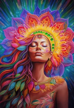 Alipson Puzzle Rainbow Shaman*Femme Hommes Et Femmes|De 1 000 Pièces