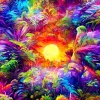Enjoy Puzzle Rainbow Tropic* Soleil, Lune|Forêts, Fleurs Et Jardins