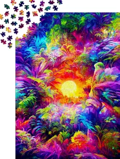 Enjoy Puzzle Rainbow Tropic* Soleil, Lune|Forêts, Fleurs Et Jardins