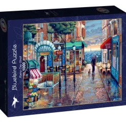 Bluebird Puzzle Rainy Day Stroll* Villes Et Villages|De 1 000 Pièces