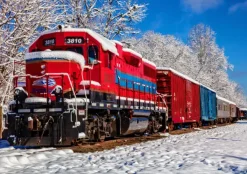 Bluebird Puzzle Red Train In The Snow* De 1 500 Pièces|De 1 500 Pièces
