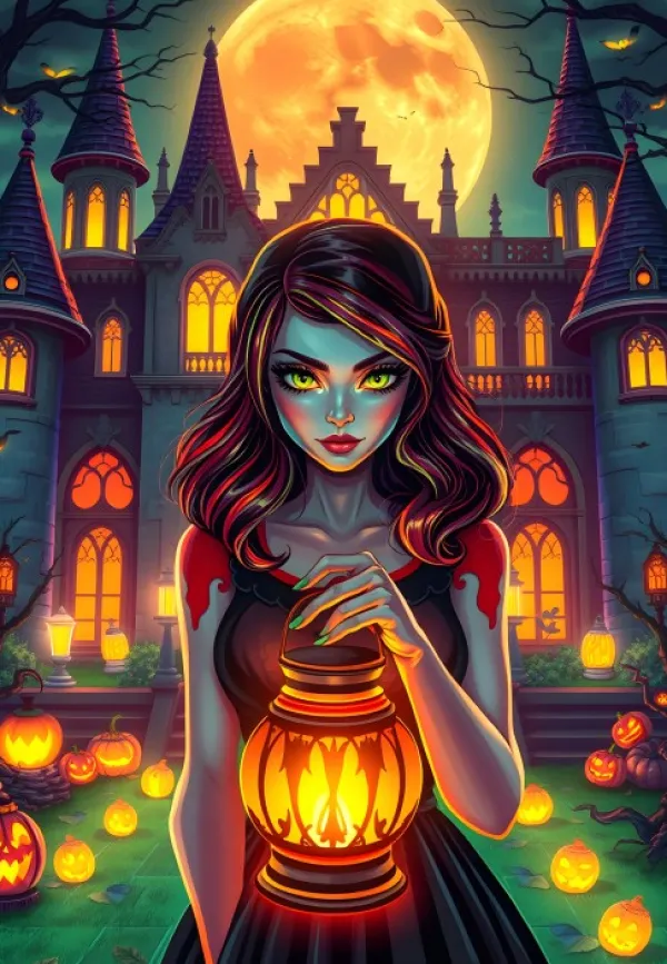 Alipson Puzzle Regard Ensorcelé*Femme Hommes Et Femmes|Halloween