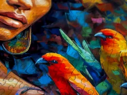 Enjoy Puzzle Reine des Plumes*Femme Oiseaux|Hommes Et Femmes