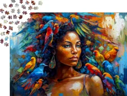 Enjoy Puzzle Reine des Plumes*Femme Oiseaux|Hommes Et Femmes