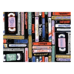 Galison Rembobinage Classique- Puzzle Étincelant de 1000 Pièces*Femme Rétros Et Nostalgie|Musique, Danse, Instruments