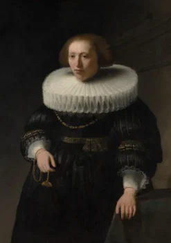 Grafika Rembrandt - Rembrandt - Portrait de Femme, 1632* Art|De 1 000 Pièces