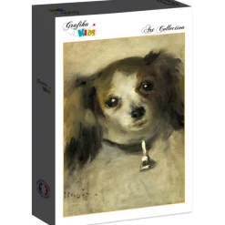 Grafika Kids Renoir Auguste - Auguste Renoir : Tête de Chien, 1870*Enfant Dès 6 Ans : 50 À 100 Pièces|À Partir De 6 Ans