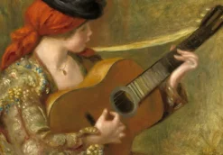 Grafika Kids Renoir Auguste - Auguste Renoir : Jeune Femme Espagnole avec une Guitare, 1898*Enfant Art|Dès 6 Ans : 50 À 100 Pièces
