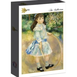 Grafika Renoir Auguste - Auguste Renoir : Fillette au cerceau, 1885* De 2 000 Pièces|De 2 000 Pièces