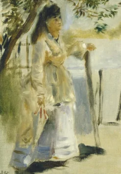 Grafika Kids Renoir Auguste - Auguste Renoir : Femme à la Barrière, 1866*Enfant Art|Dès 6 Ans : 50 À 100 Pièces