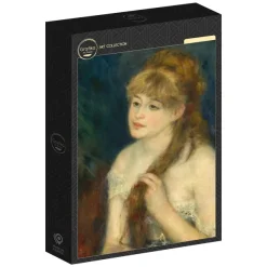 Grafika Renoir Auguste - Auguste Renoir : Jeune Femme Tressant ses Cheveux, 1876* Art|De 1 000 Pièces