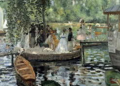 Grafika Renoir Auguste - 2 Puzzles - L'Art d'Auguste Renoir : Le Déjeuner des Canotiers - La Grenouillère* Art|De 500 À 999 Pièces