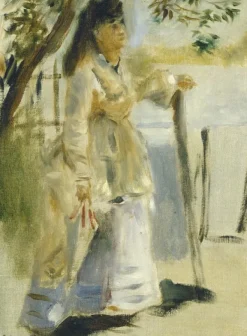 Grafika Renoir Auguste - Auguste Renoir : Femme à la Barrière, 1866* De 2 000 Pièces|De 2 000 Pièces