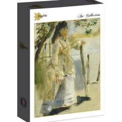Grafika Renoir Auguste - Auguste Renoir : Femme à la Barrière, 1866* De 2 000 Pièces|De 2 000 Pièces