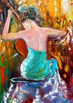 Enjoy Puzzle Rhapsody in Blue*Femme Musique, Danse, Instruments|Hommes Et Femmes