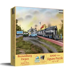 SunsOut Robert West - Brownsburg Depot* Trains|Rétros Et Nostalgie