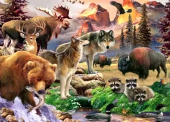 Alipson Puzzle Robinson Howard - The Great Outdoors* Animaux Sauvages|Animaux De La Forêt